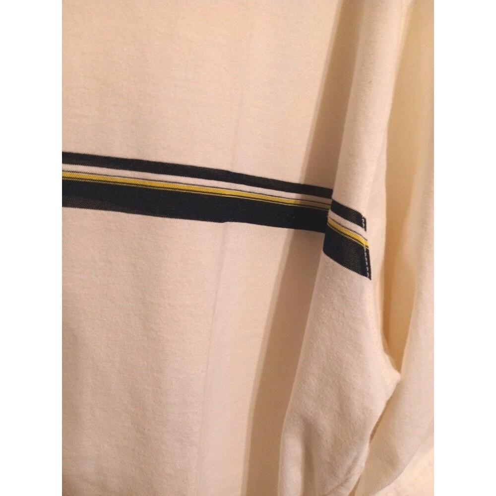 QuikSilver T Shirt Men Beige V Neck XL Short Sleeve - Picture 6 of 8